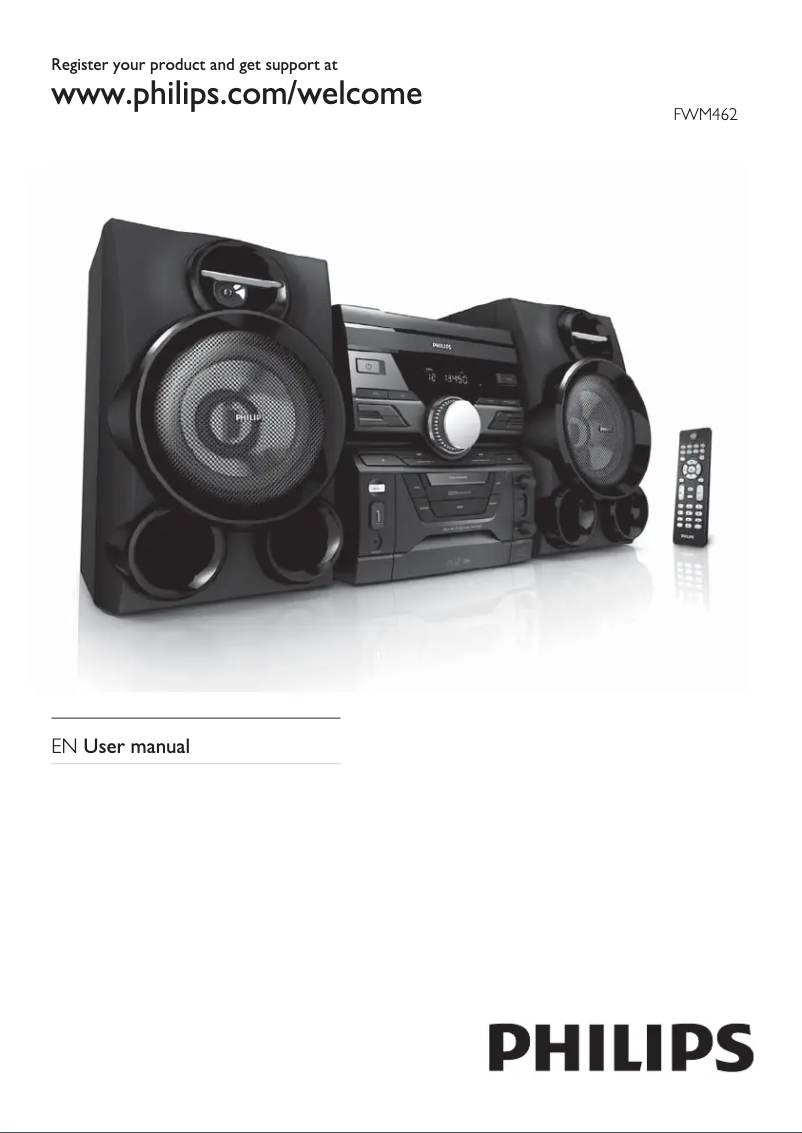 Imagen de la primera página del manual del dispositivo FWM462