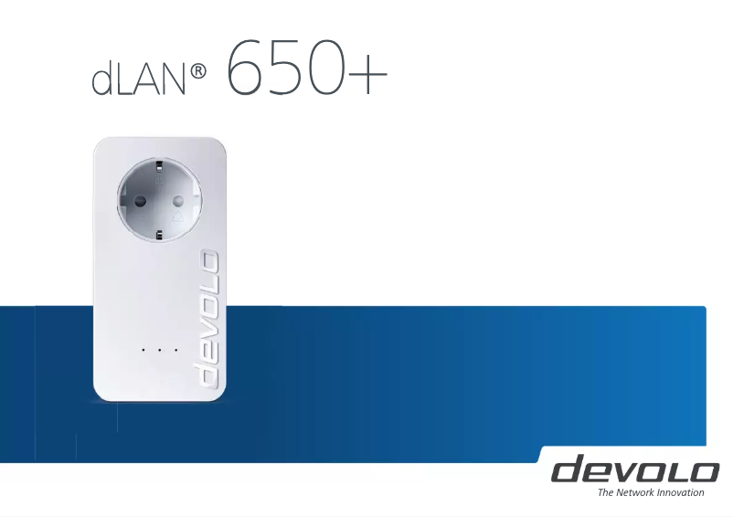 Página 1 del manual Manual de usuario Devolo DdLAN 650+