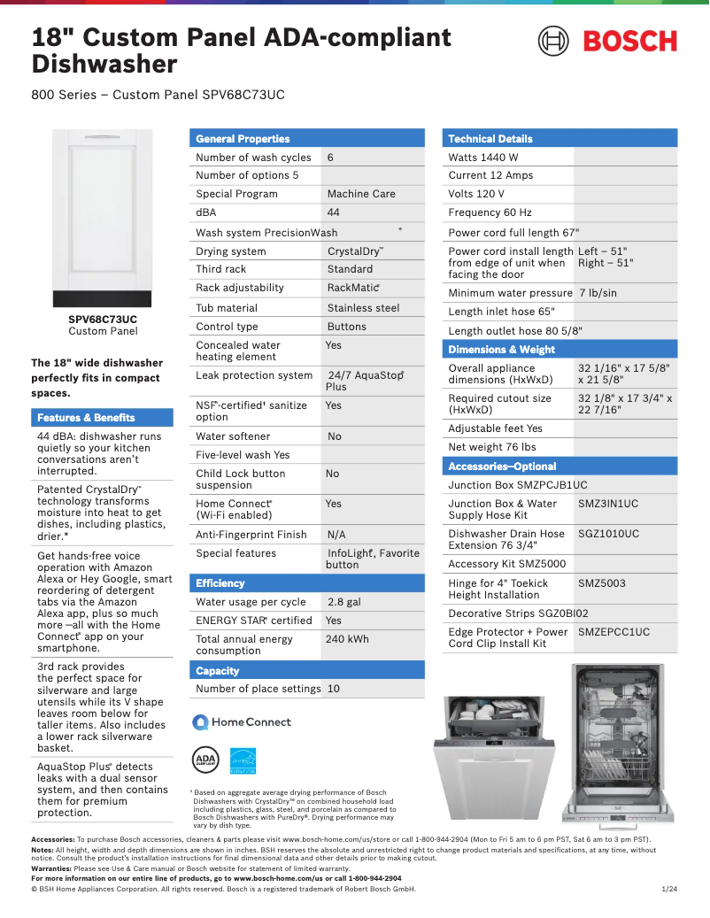 Imagen de la primera página del manual del dispositivo SPV68C73UC