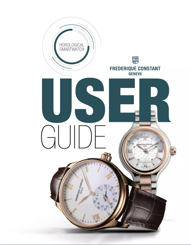 Página nº 1 - Manual de usuario Frederique Constant Horological Delight
