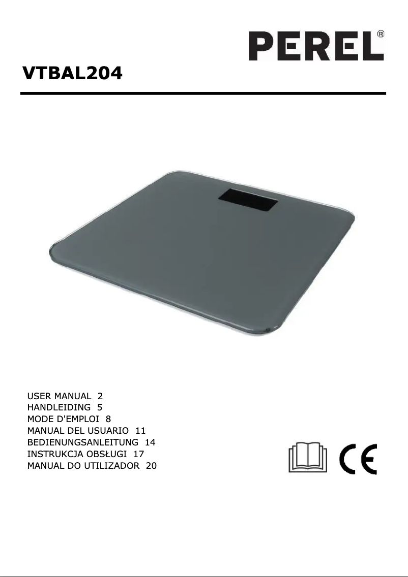 Imagen de la primera página del manual del dispositivo VTBAL204