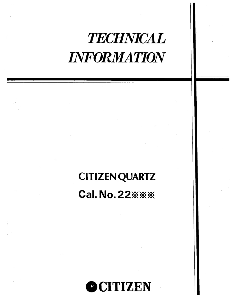 Página nº 1 - Manual de usuario Citizen Cal 2200