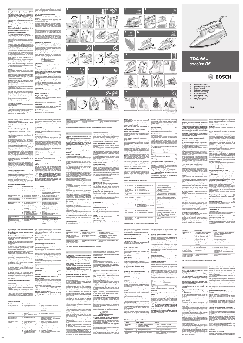 Página nº 1 - Manual de usuario Bosch Sensixx TDA6618