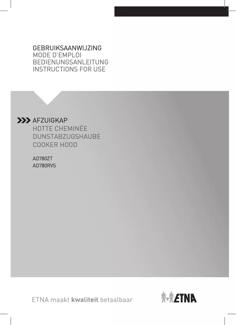 Imagen de la primera página del manual del dispositivo AD780RVS