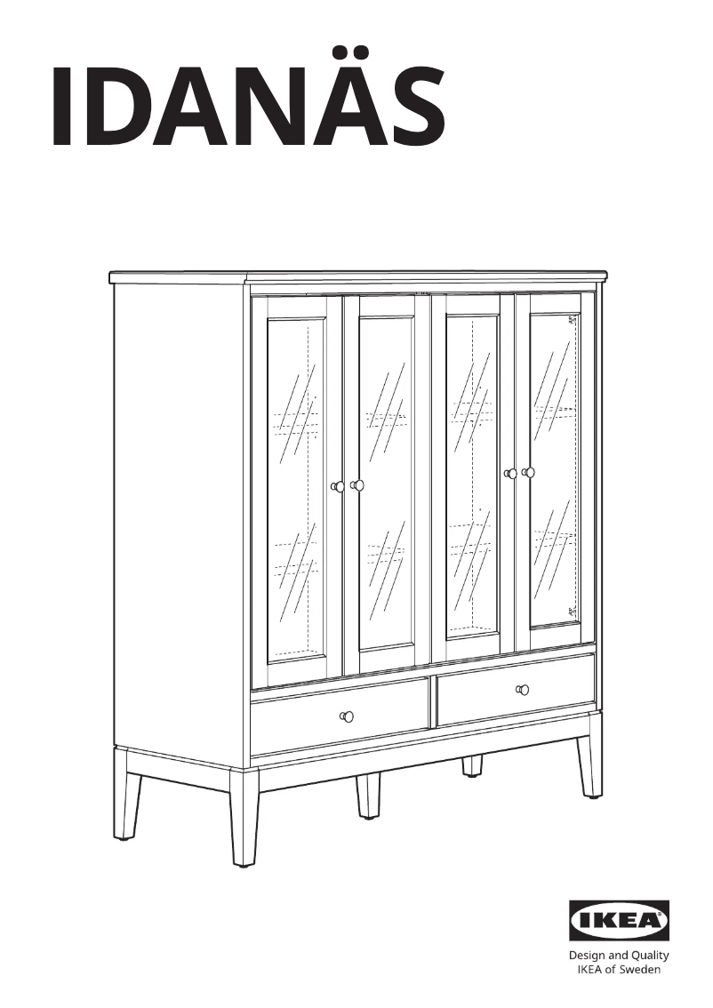 Página 1 del manual Manual de usuario Ikea IDANÄS 104.960.38