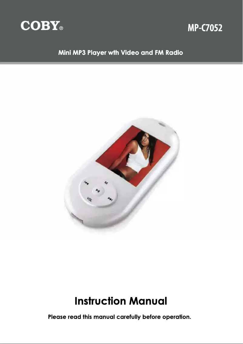 Imagen de la primera página del manual del dispositivo MPC7082