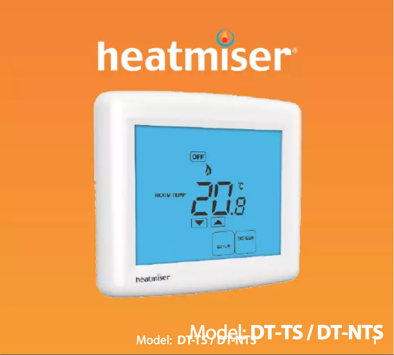 Página 1 del manual Manual de usuario Heatmiser DT-TS