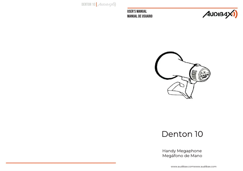Imagen de la primera página del manual del dispositivo Denton 10