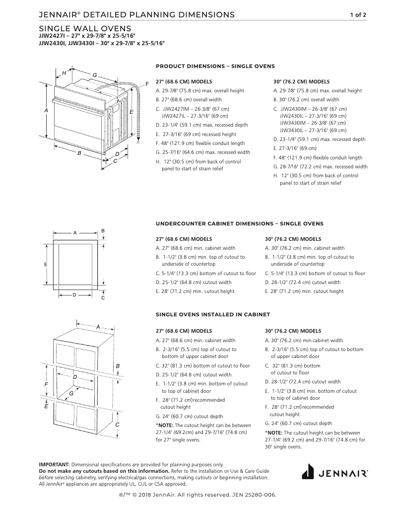 Imagen de la primera página del manual del dispositivo JJW3430LL