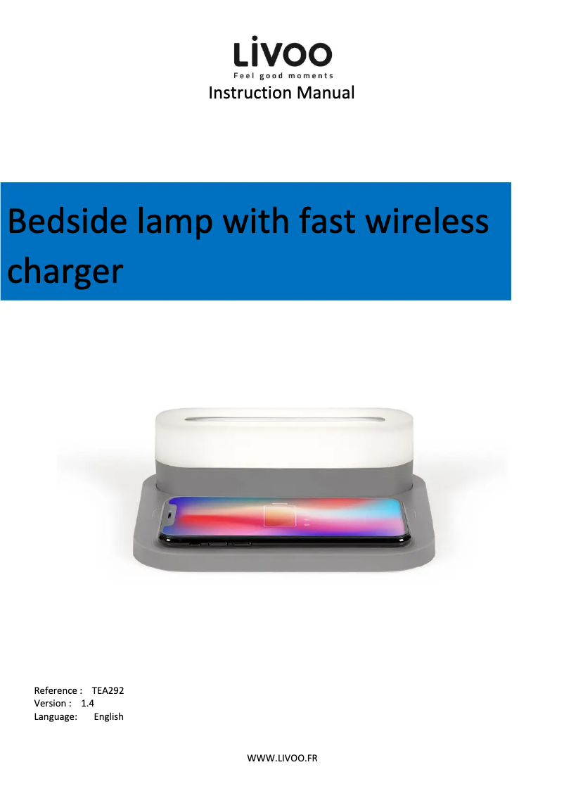 Imagen de la primera página del manual del dispositivo TEA292