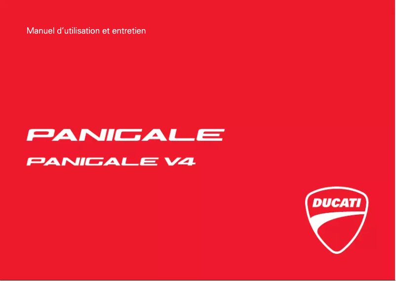 Página 1 del manual Manual de usuario Ducati Panigale V4 (2018)