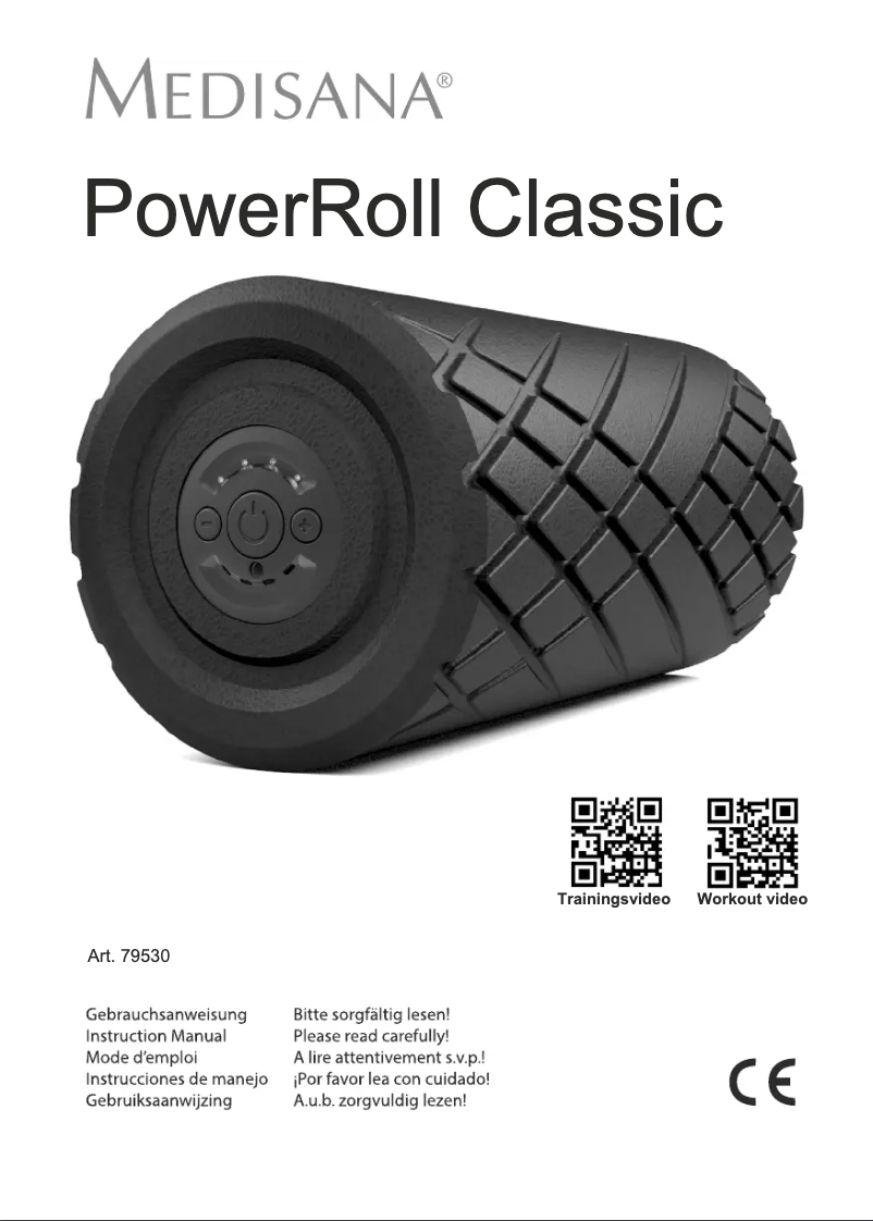 Página 1 del manual Manual de usuario Medisana PowerRoll Classic