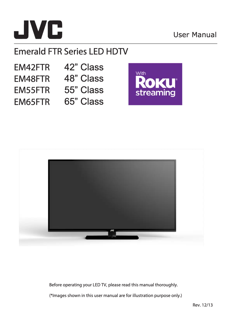 Página 1 del manual Manual de usuario JVC EM65FTR