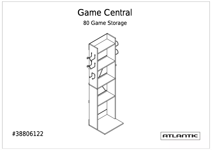 Imagen de la primera página del manual del dispositivo Game Central Tall