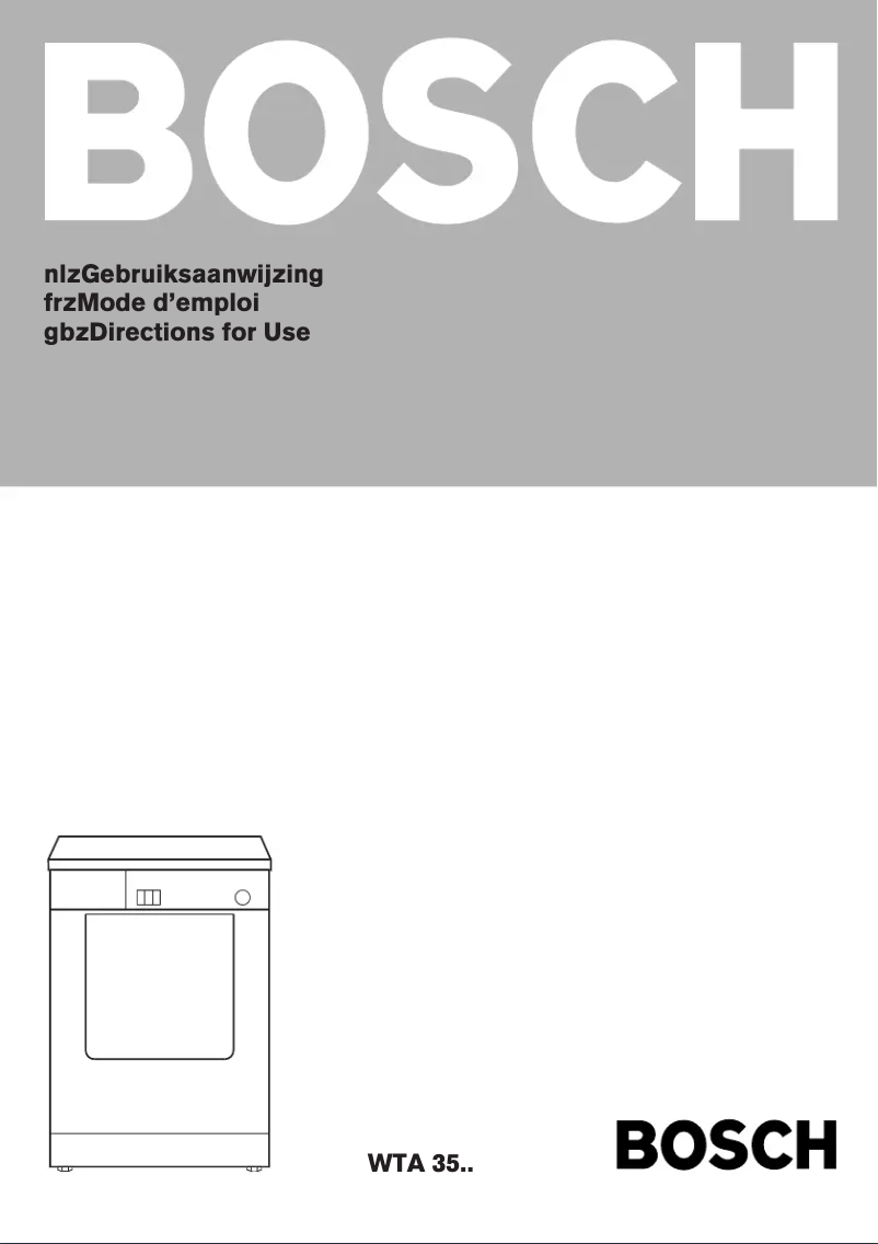 Imagen de la primera página del manual del dispositivo WTA3500FG