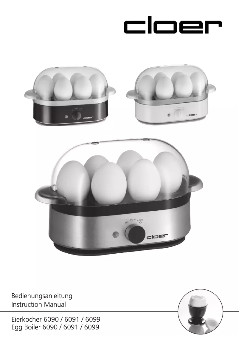 Página 1 del manual Manual de usuario Cloer 6091