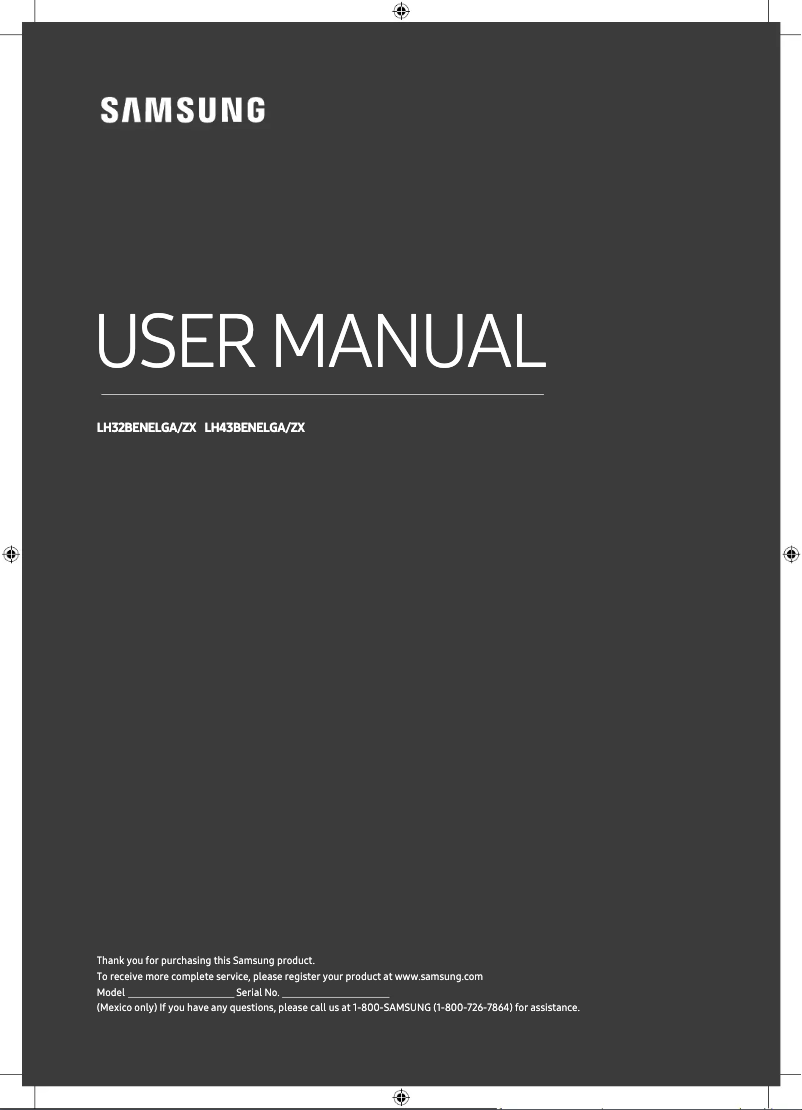 Imagen de la primera página del manual del dispositivo BE32N