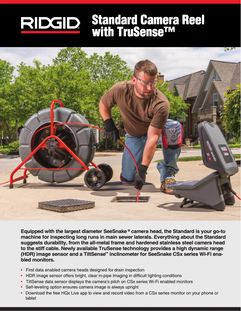 Imagen de la primera página del manual del dispositivo SeeSnake Standard