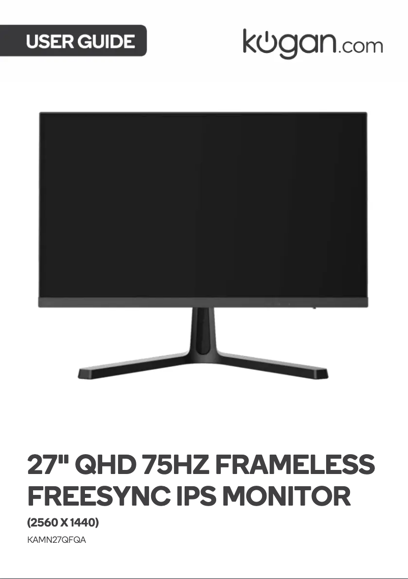Imagen de la primera página del manual del dispositivo KAMN27QFQA