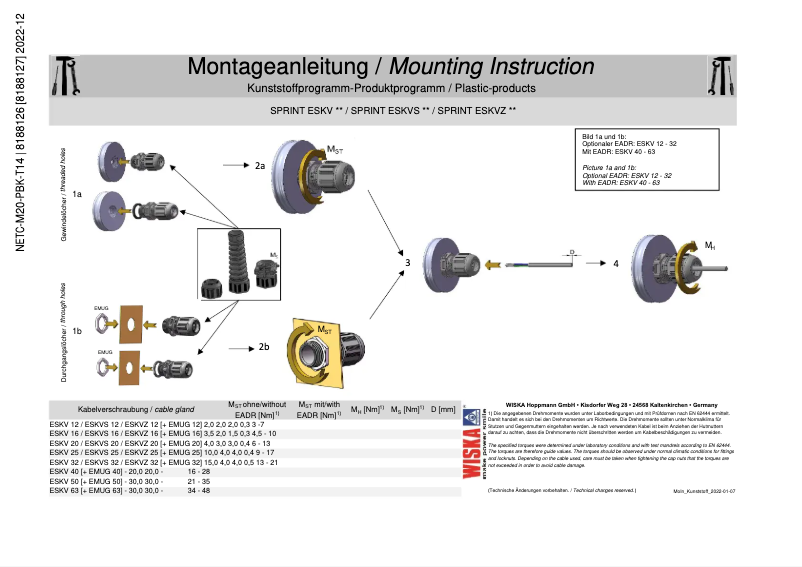 Página 1 del manual Manual de usuario Festo NETC-M20-PBK-T14
