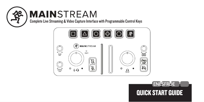 Imagen de la primera página del manual del dispositivo MainStream