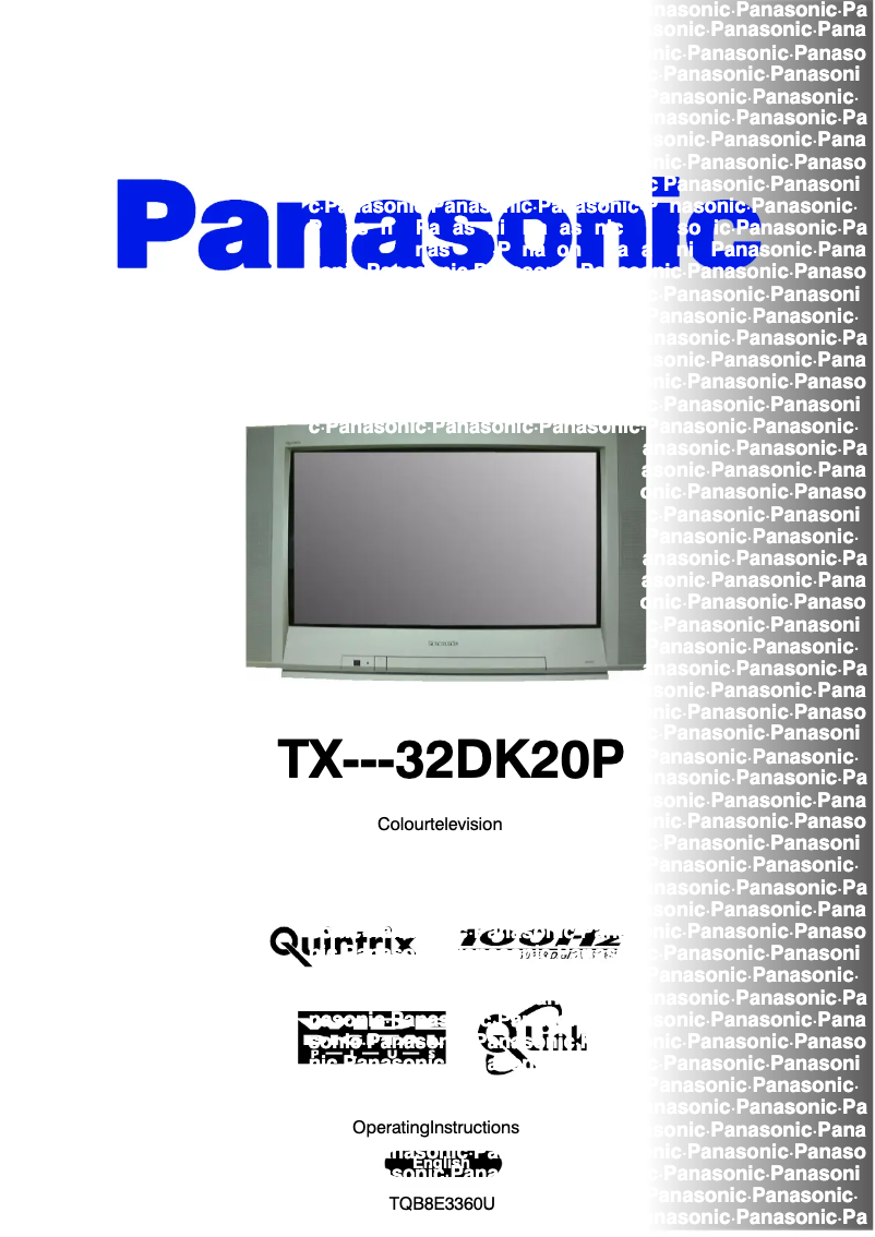 Página 1 del manual Manual de usuario Panasonic TX-32DK20P
