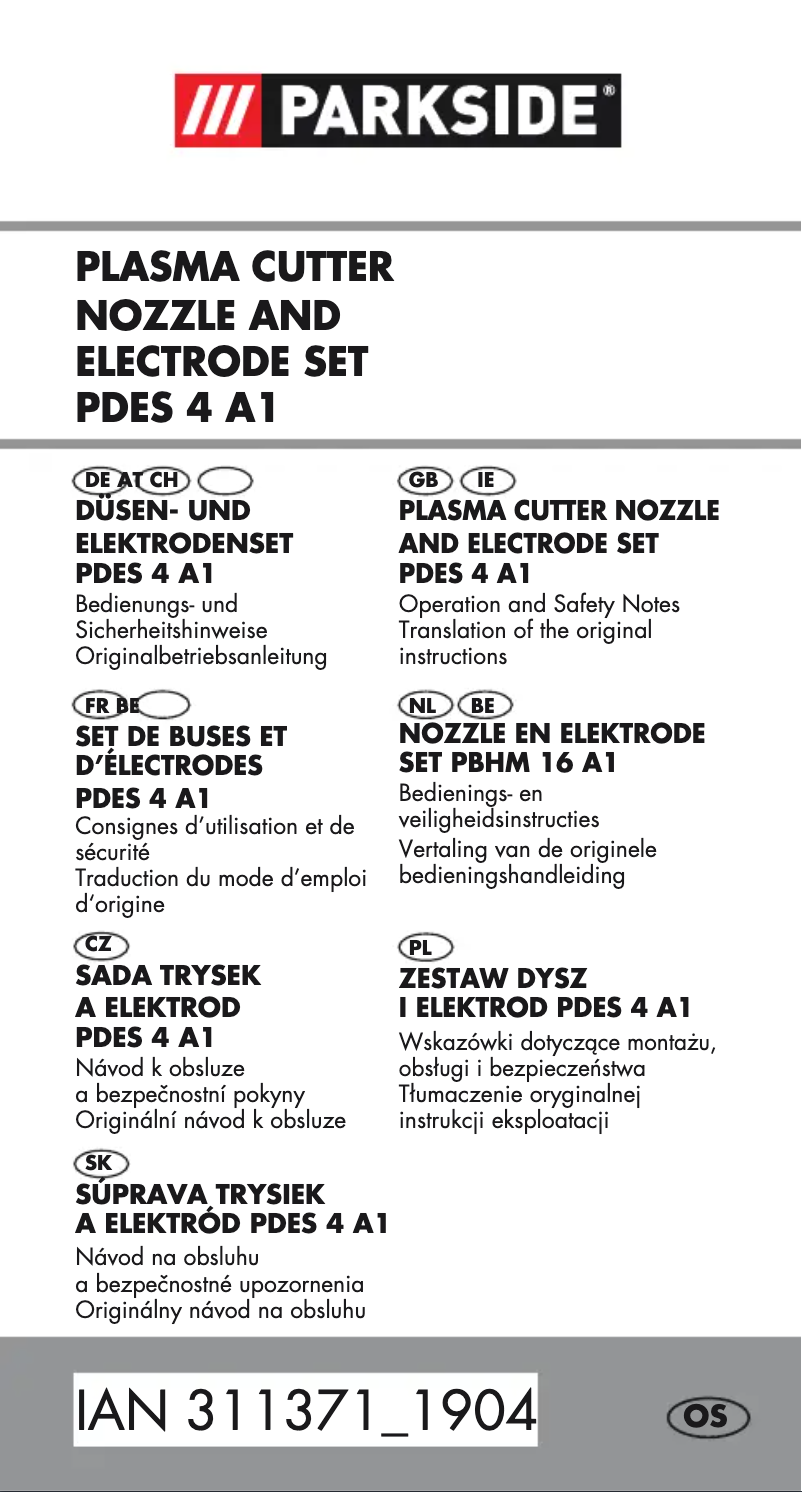 Imagen de la primera página del manual del dispositivo PBHM 16 A1