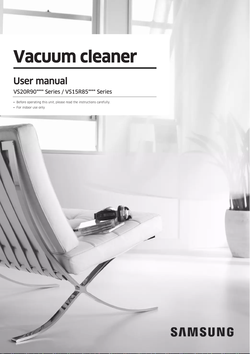 Imagen de la primera página del manual del dispositivo VS20R9044S2