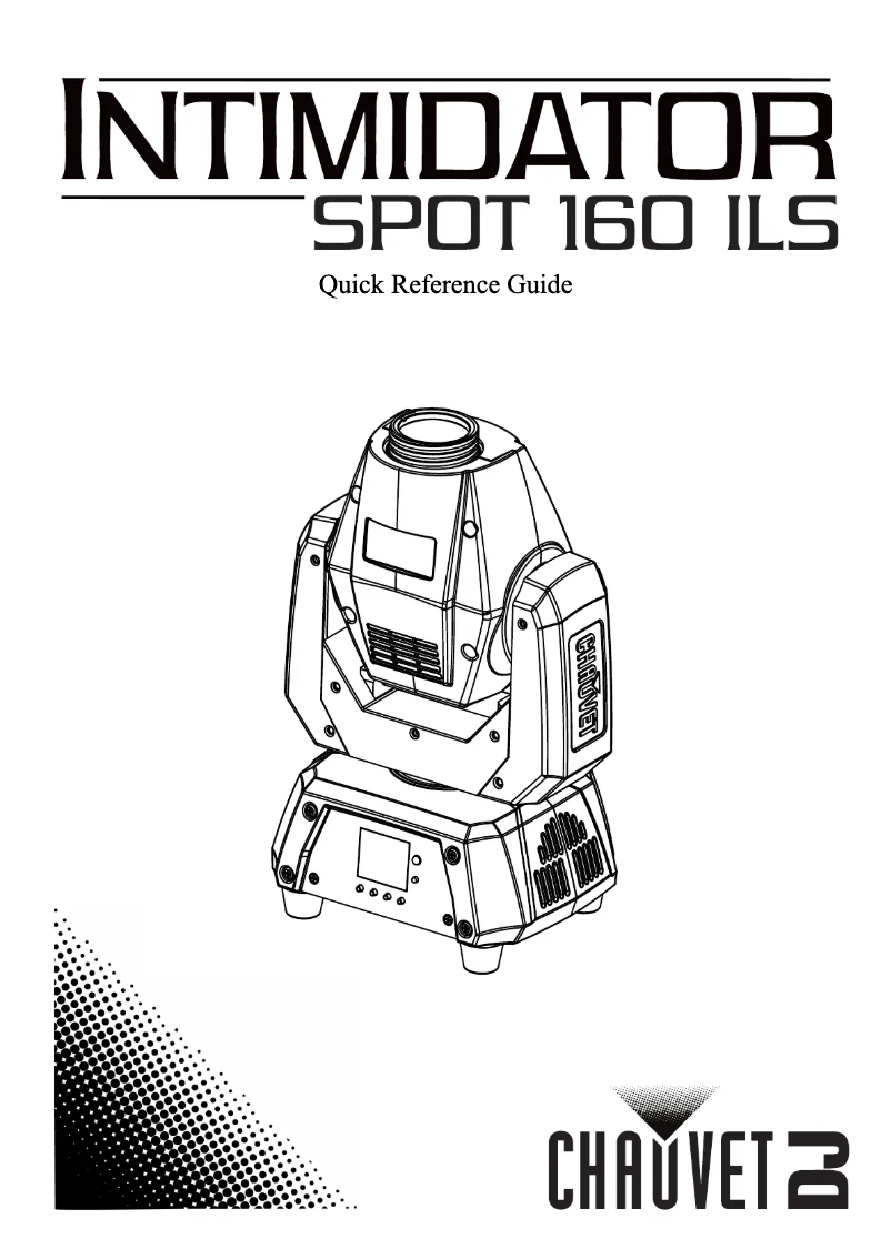 Página 1 del manual Manual de usuario Chauvet Intimidator Spot 160 ILS