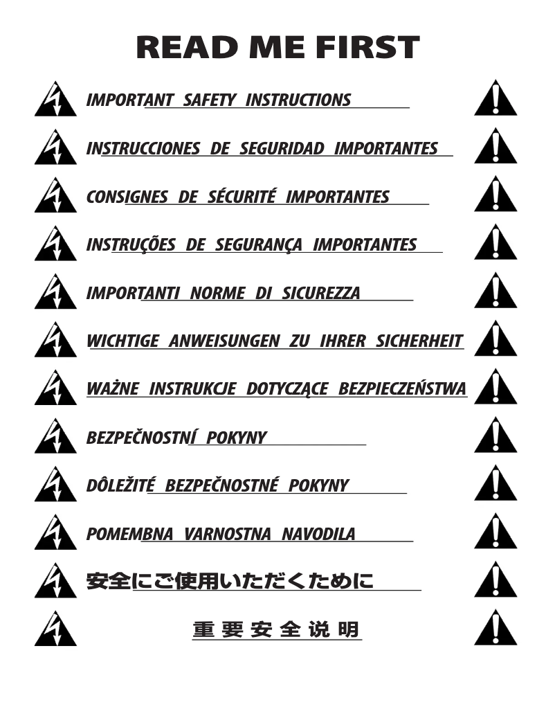 Imagen de la primera página del manual del dispositivo Bassbreaker 15