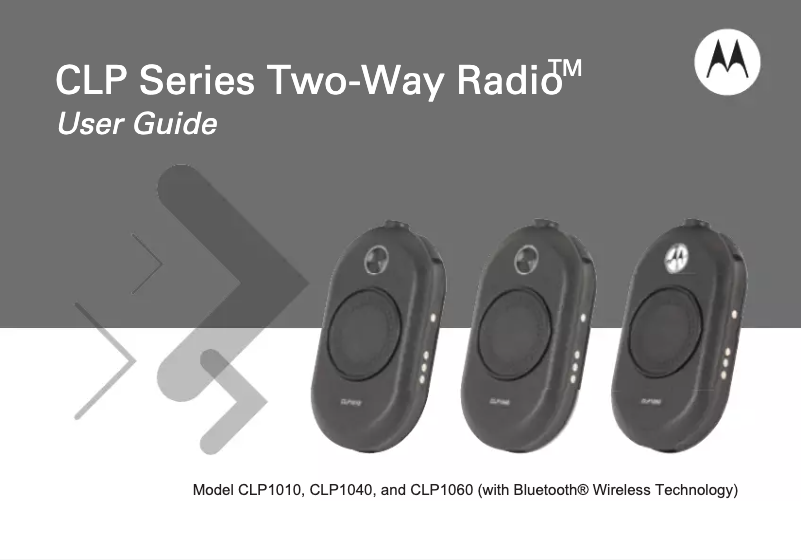 Página 1 del manual Manual de usuario Motorola CLP1010