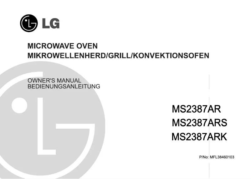 Imagen de la primera página del manual del dispositivo MS-2387ARS