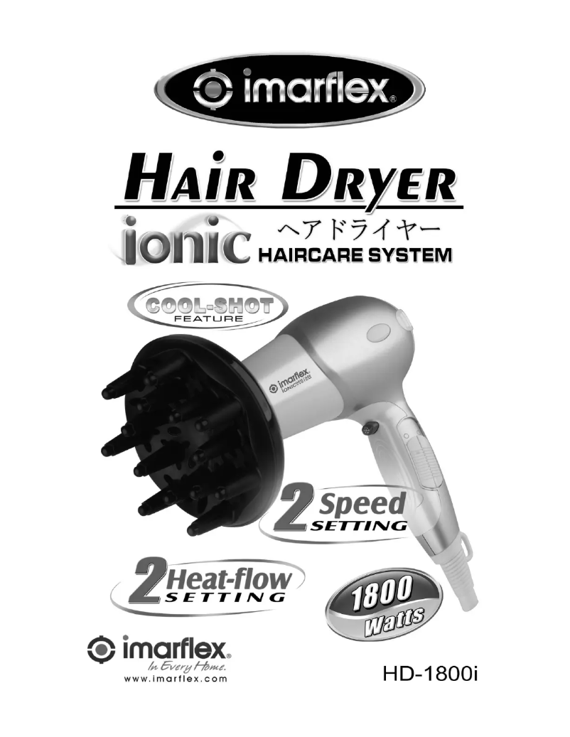 Página 1 del manual Manual de usuario Imarflex HD-1800i