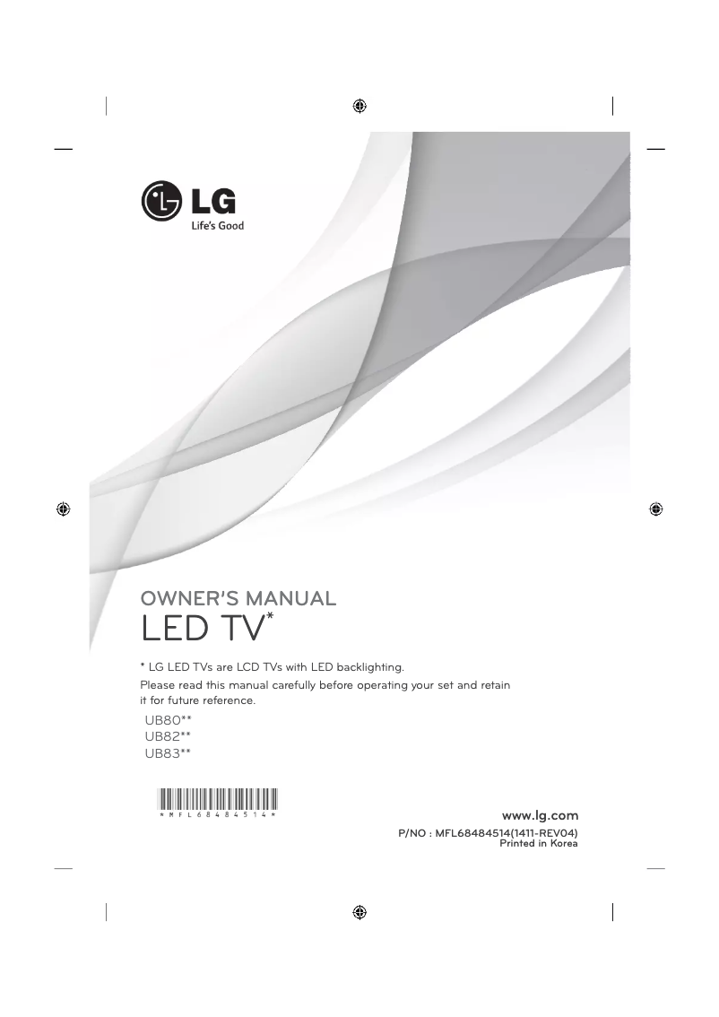 Página nº 1 - Manual de usuario LG 49UB830V