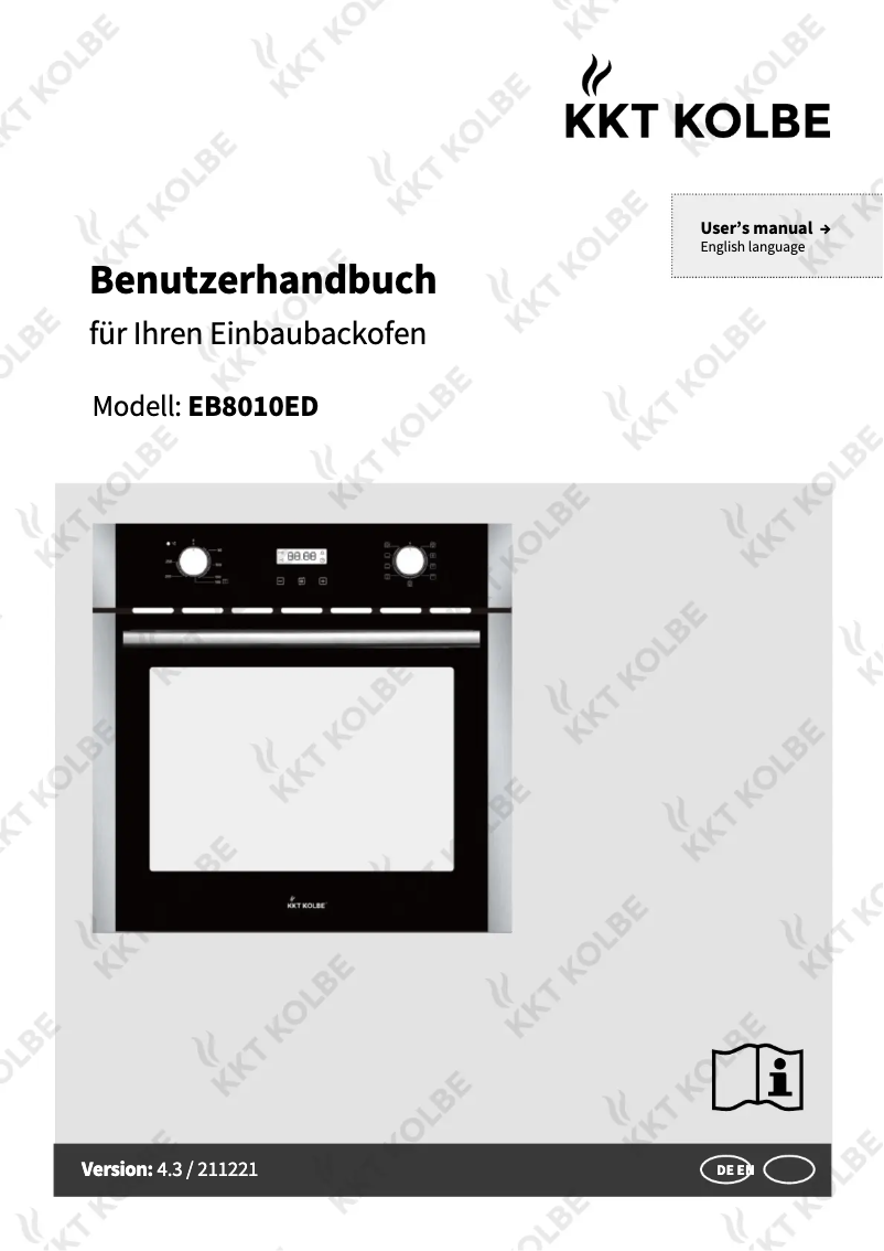 Imagen de la primera página del manual del dispositivo EB8010ED