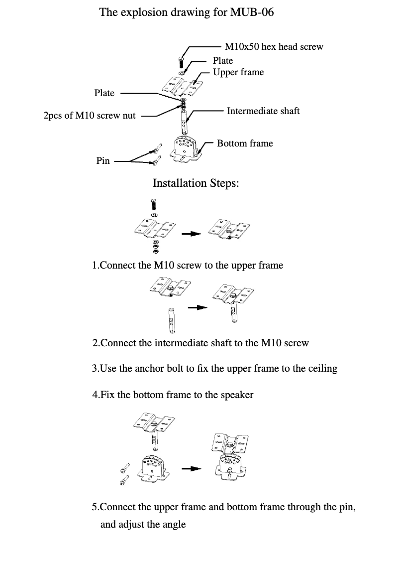 Página 1 del manual Manual de usuario Monacor MUB-06