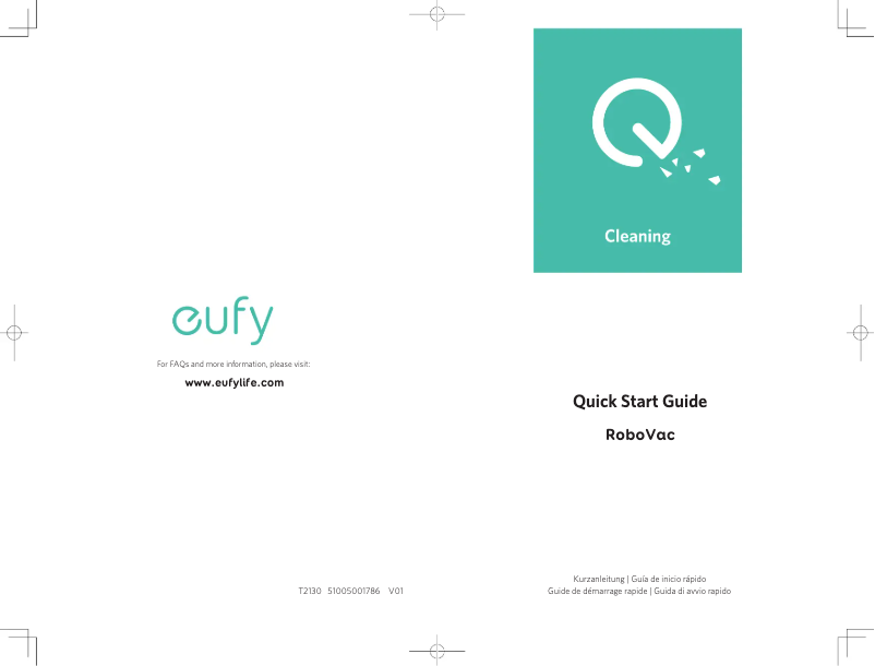Imagen de la primera página del manual del dispositivo RoboVac 30C Max