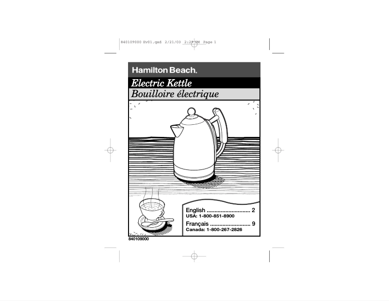 Imagen de la primera página del manual del dispositivo 40887