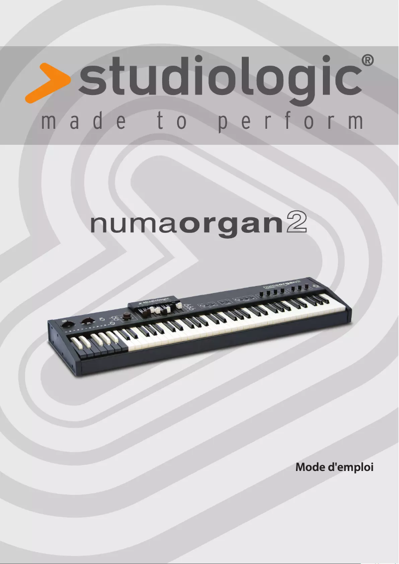 Imagen de la primera página del manual del dispositivo Numa Organ 2