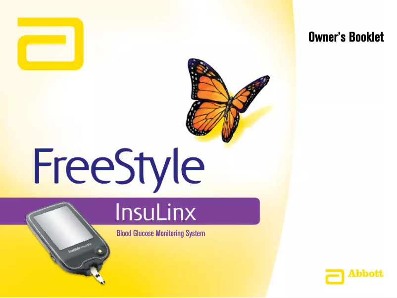 Página nº 1 - Manual de usuario Abbott FreeStyle InsuLinx