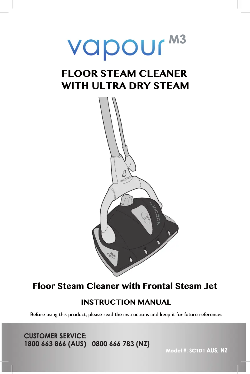 Imagen de la primera página del manual del dispositivo Vapour M3