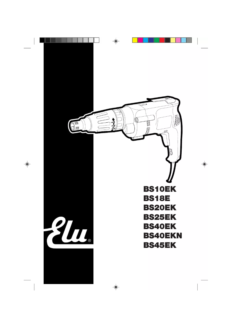 Imagen de la primera página del manual del dispositivo BS10EK