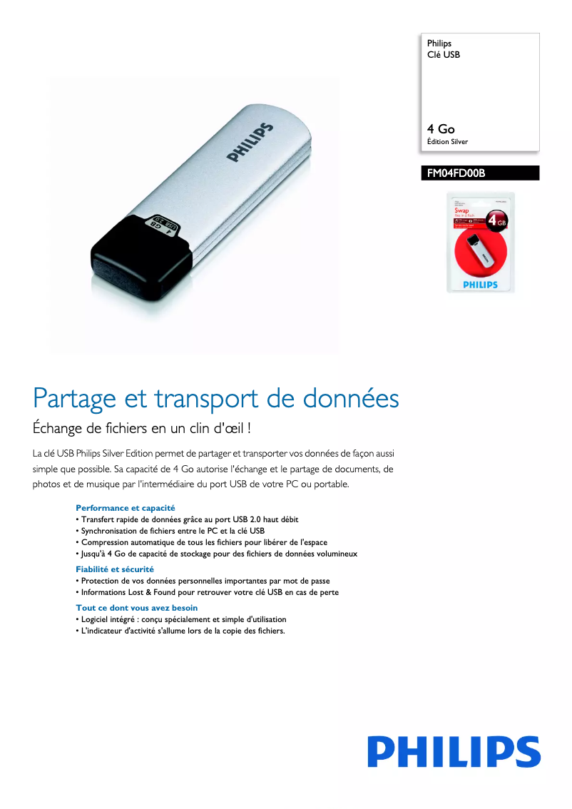 Imagen de la primera página del manual del dispositivo FM04FD00B