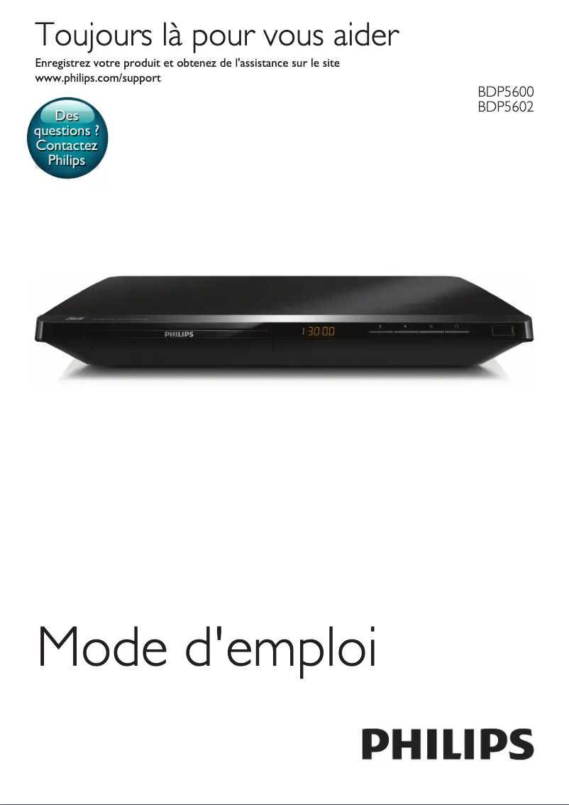 Imagen de la primera página del manual del dispositivo BDP5602