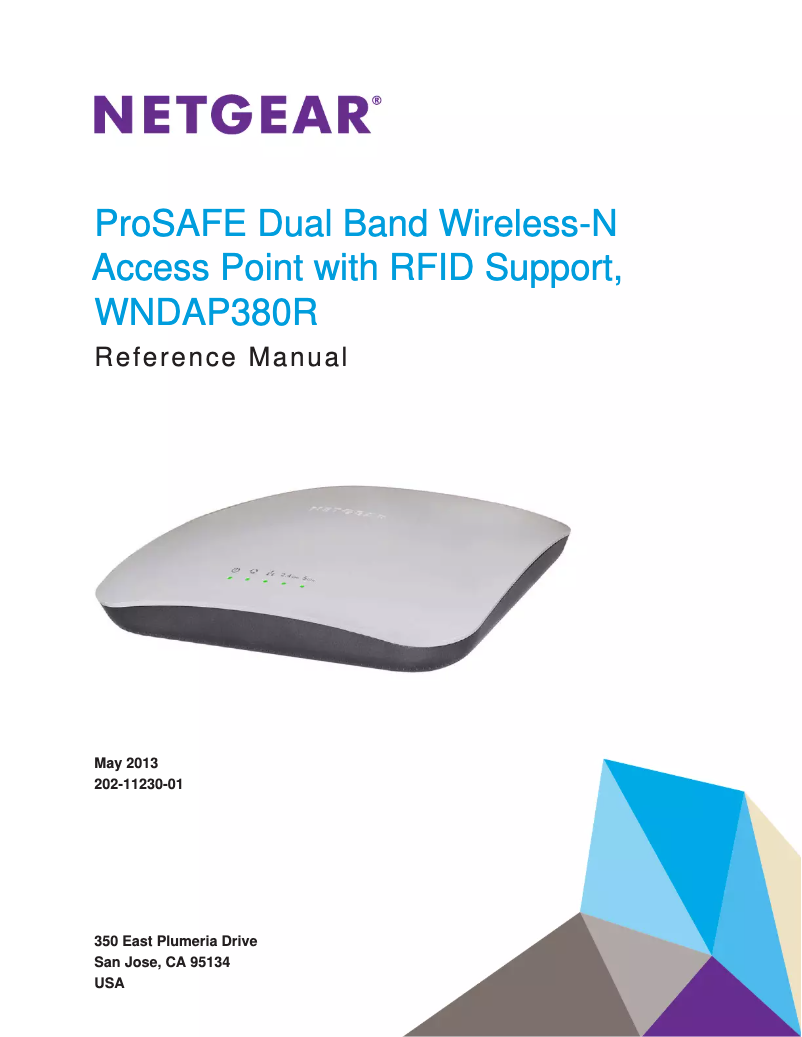 Imagen de la primera página del manual del dispositivo WNDAP380R