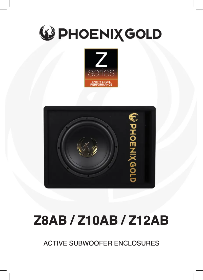 Página 1 del manual Manual de usuario Phoenix Gold Z8AB