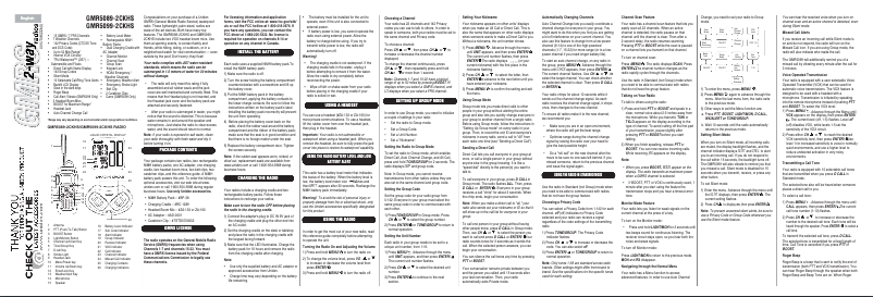 Imagen de la primera página del manual del dispositivo GMR5089-2CKHS