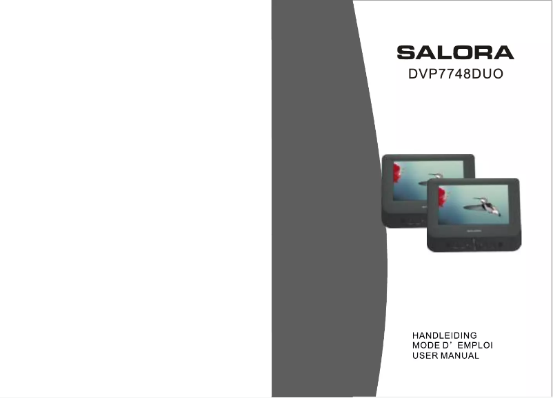 Página nº 1 - Manual de usuario Salora DVP7748DUO