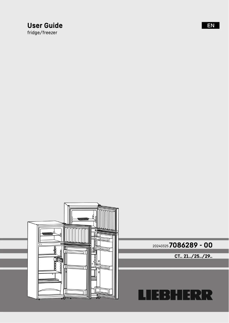 Página 1 del manual Manual de usuario Liebherr GKwe 1455-6