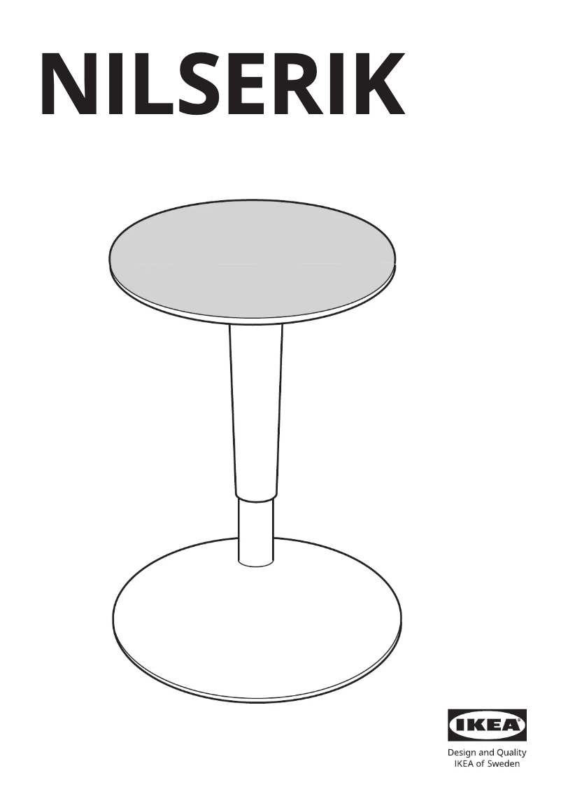 Página 1 del manual Manual de usuario Ikea NILSERIK 505.406.47